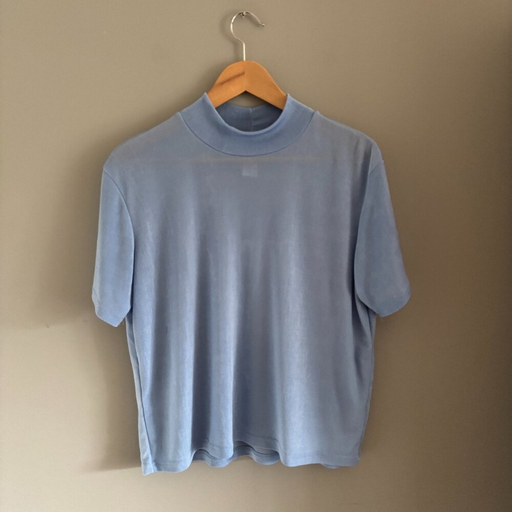 Ice Blue Slinky Top